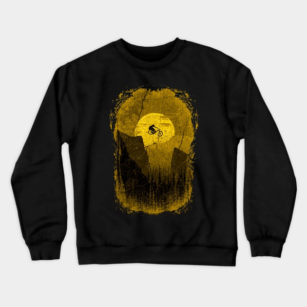 MTB Yella Art Crewneck Sweatshirt by OneRedFox